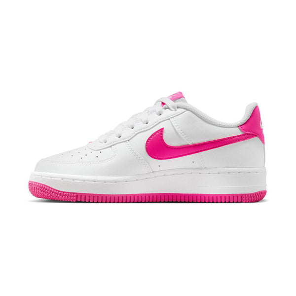 Shop Nike Air Force 1 'Laser Fuchsia' Little/Big Kids' Shoes