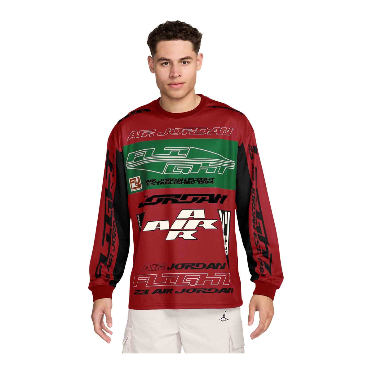 Jordan MVP Men's Printed Long-Sleeve Top - Men's Streetwear Outfits and hoodies