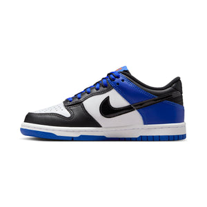 Nike Dunk Low SE 'White Racer Blue' Big Kids' Shoes