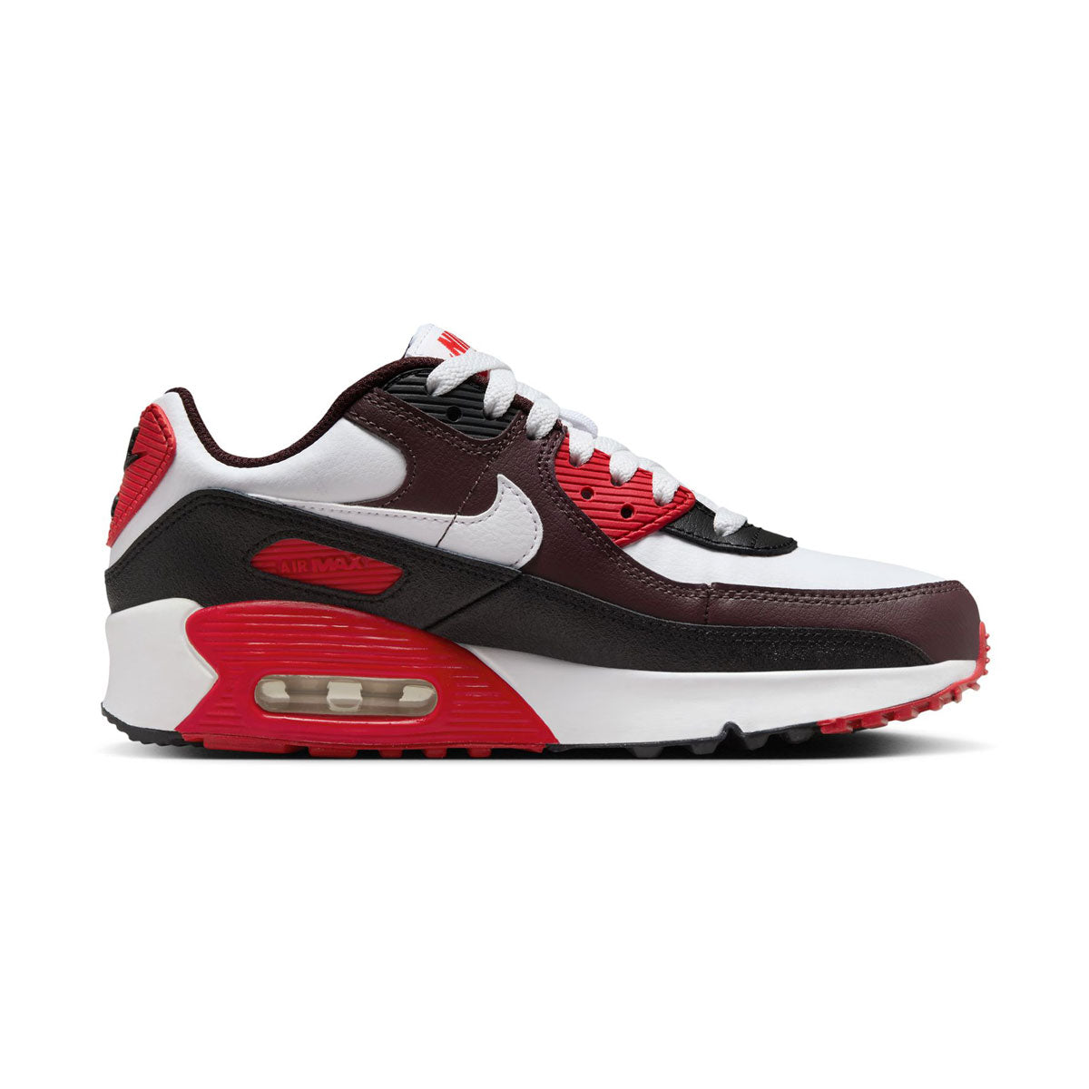Nike Air Max 90 'Burgundy Crush University Red' Big Kids' Shoes -