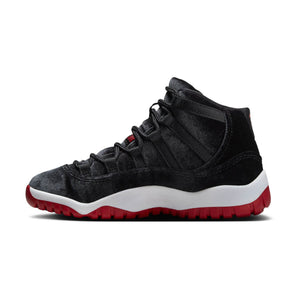 Jordan 11 Retro 'Bred Velvet' Little Kids' Shoes
