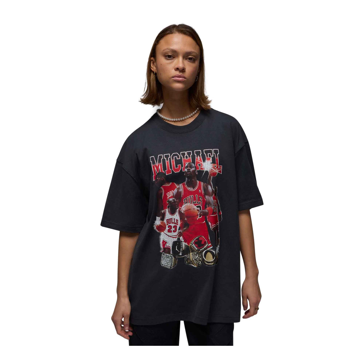 Jordan Women's Oversized Short-Sleeve Graphic T-Shirt -