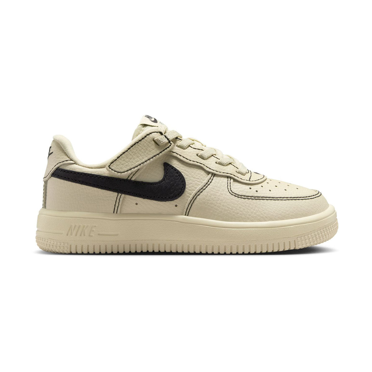 Nike Force 1 Low LV8 EasyOn 'Light Khaki & Black' Little Kids' Shoes - White Basketball Shoes