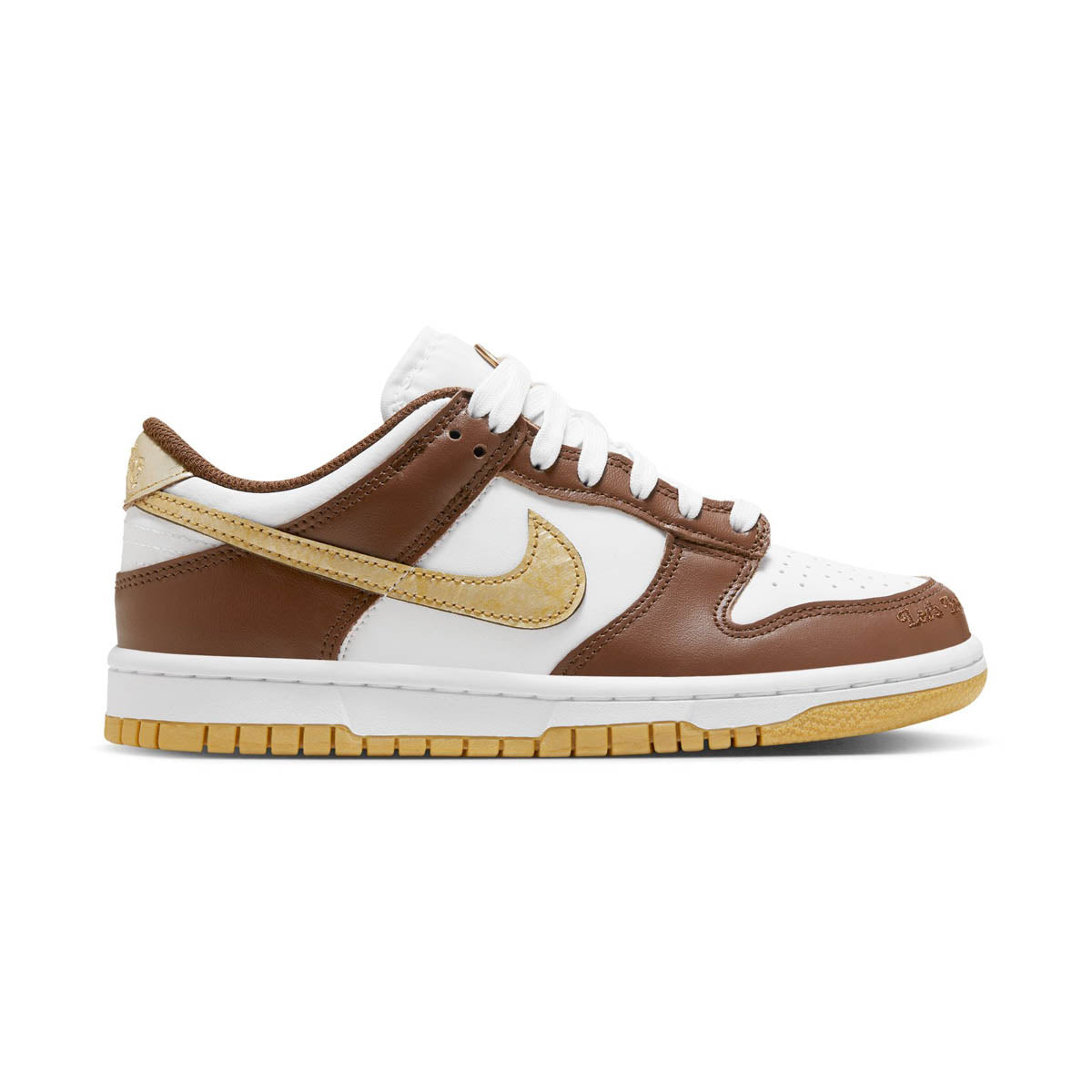 Nike Dunk Low 'Cacao Wow Metallic Gold' Big Kids' Shoes -