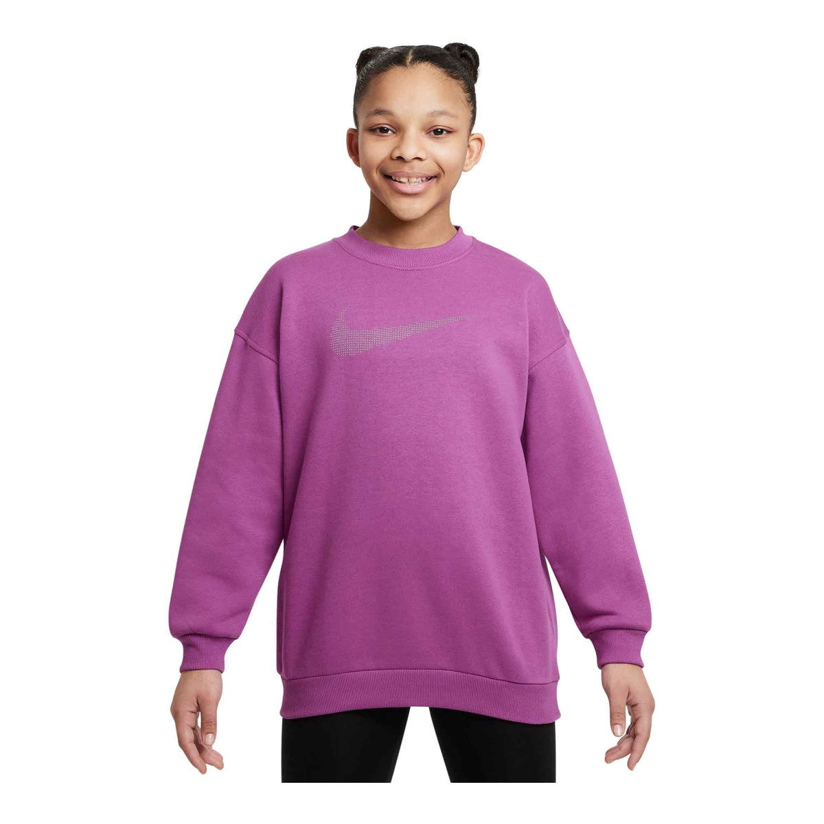 Nike Sportswear Club Fleece Big Kids' (Girls') Oversized Sweatshirt -