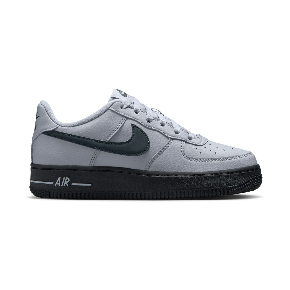 Nike Air Force 1 'Wolf Grey Dark Smoke' Big Kids' Shoes -