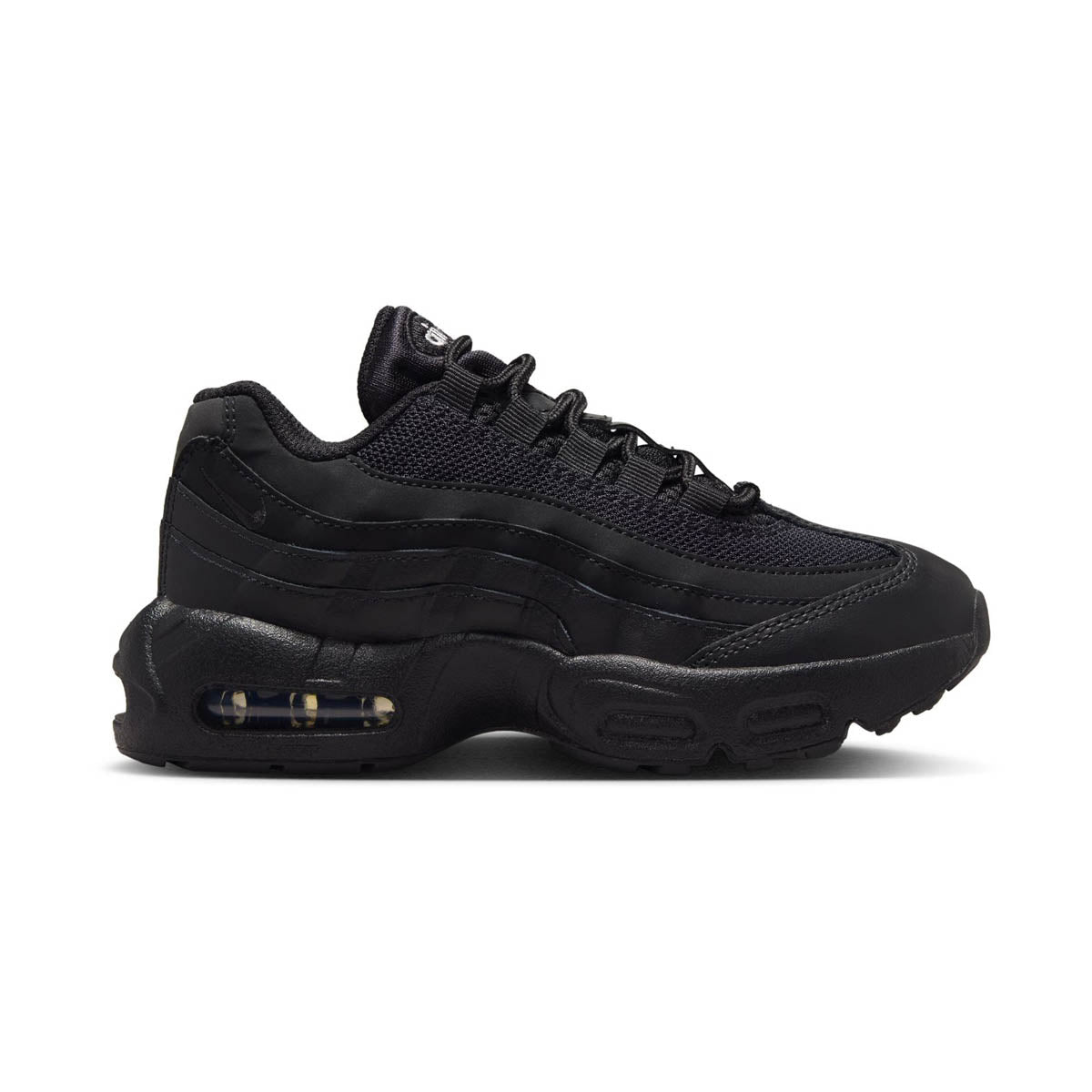 Nike Air Max 95 Recraft 'Black Pearl Grey Green Shock' Little Kids' Shoes - KIDS