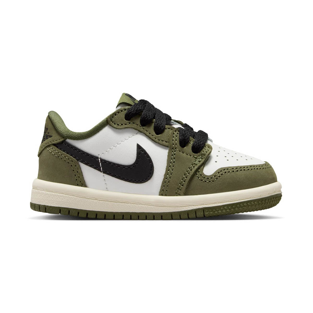 Air Jordan 1 Retro Low 'Medium Olive and Summit White' Baby/Toddler Shoes - Jordan Shoes for Mens, Women and kids