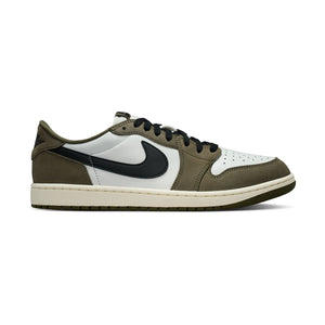 Air Jordan 1 Retro Low 'Medium Olive and Summit White' Men's Shoes