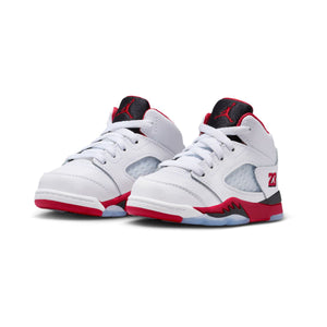 Jordan 5 Retro 'Fire Red Black Tongue' Baby/Toddler Shoes