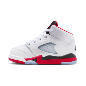 Jordan 5 Retro 'Fire Red Black Tongue' Baby/Toddler Shoes