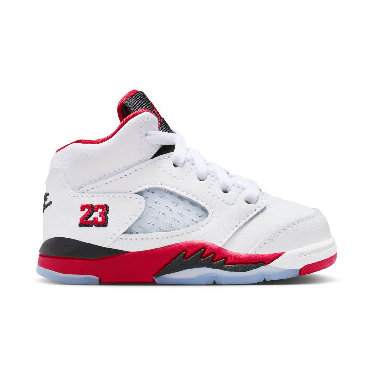 Jordan 5 Retro 'Fire Red Black Tongue' Baby/Toddler Shoes -