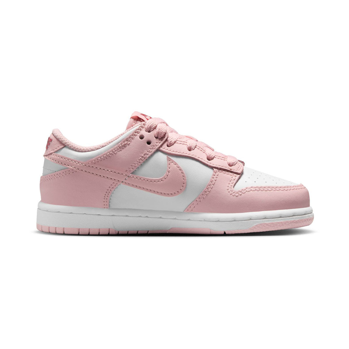 Nike Dunk Low 'White Pomegranate' Little Kids' Shoes -