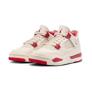 Jordan 4 Retro 'Valentine's Sierra Red' Little Kids' Shoes