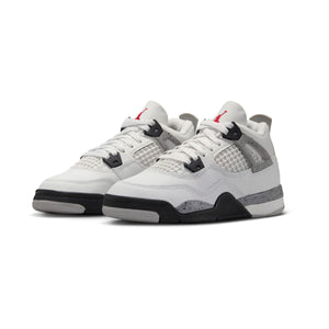 Jordan 4 Retro 'White Cement' Little Kids' Shoes