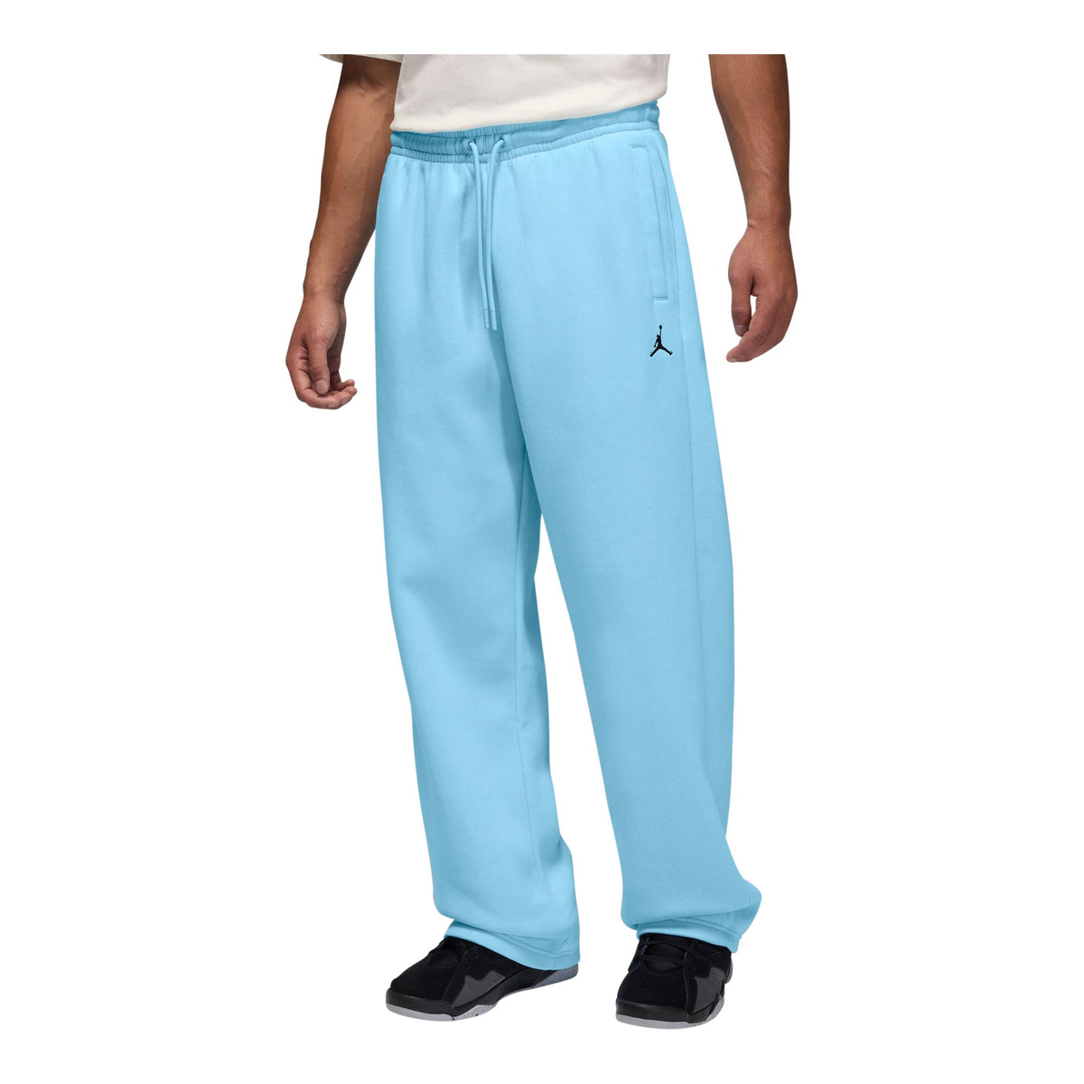 Jordan Brooklyn Fleece Men's Oversized Open-Hem Pants - Clothing