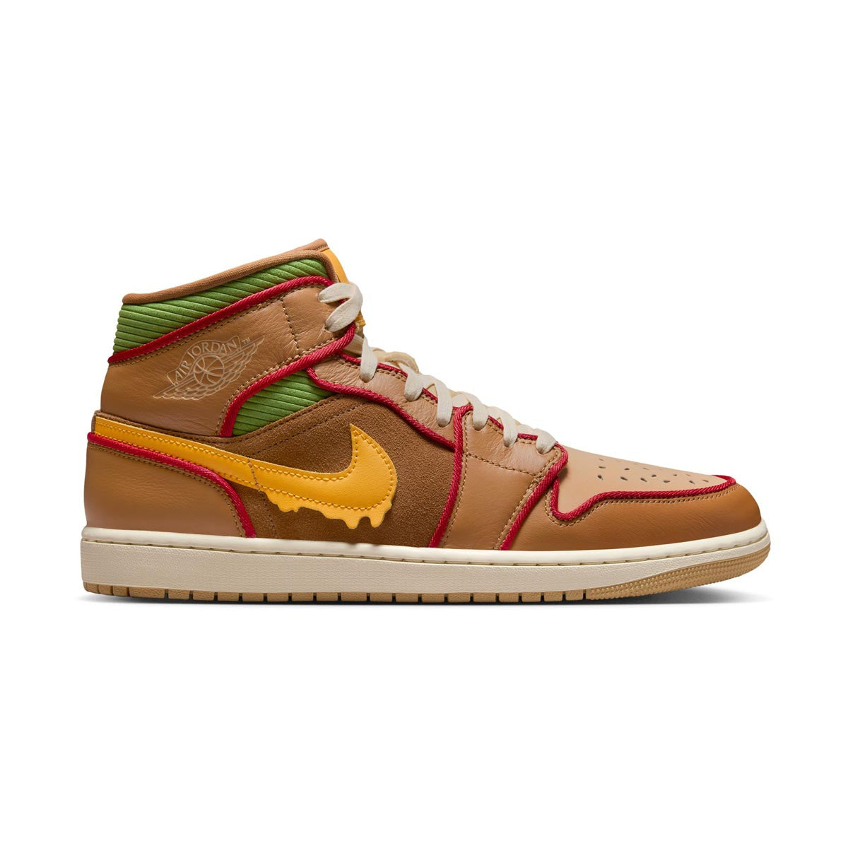 Air Jordan 1 Mid SE 'Cheeseburger' Men's Shoes - NEW FOR MEN