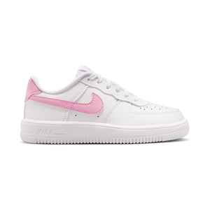Nike Force 1 Low 'White Pink Rise' Little Kids' Shoes