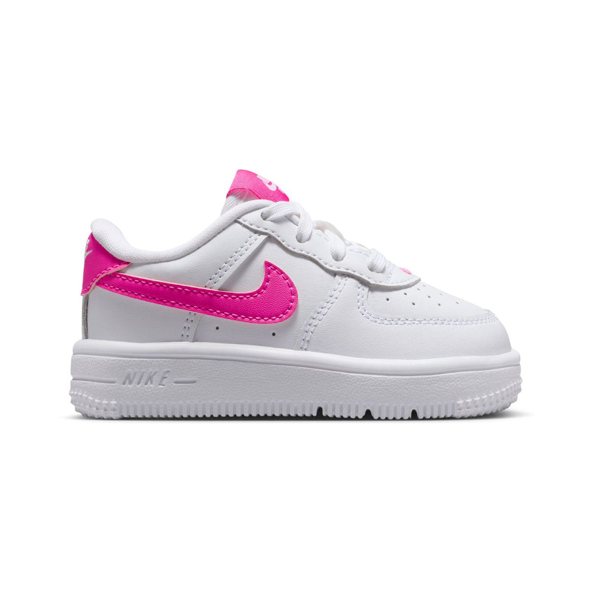 Nike Force 1 Low 'White Laser Fuchsia' Baby/Toddler Shoes - Nike Air Force One Shoes