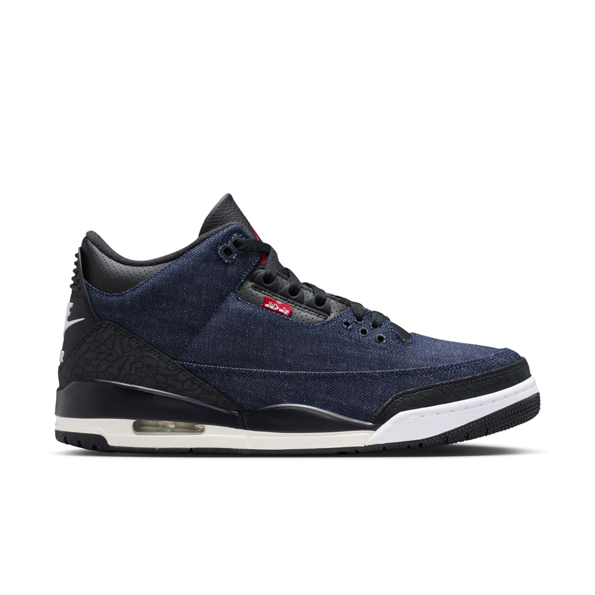 Air Jordan 3 x Levi's® 'Indigo and Gym Red' Men's Shoes - Gifts over $150