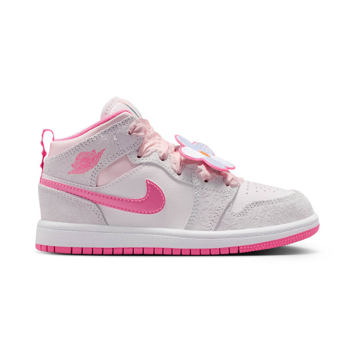 Jordan 1 Mid SE 'Spring Flowers' Little Kids' Shoes - Kids Jordans Shoes