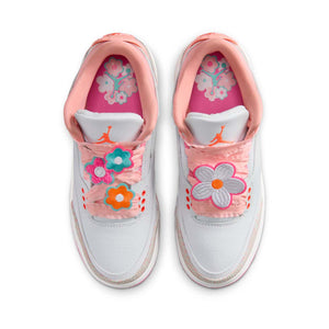 Air Jordan 3 Retro 'Retro Spring Flowers' Big Kids' Shoes