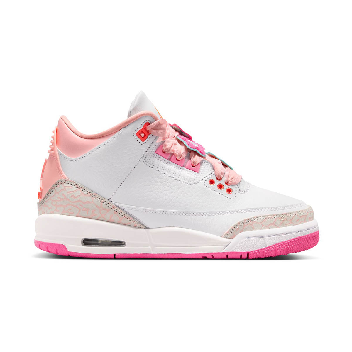 Air Jordan 3 Retro 'Retro Spring Flowers' Big Kids' Shoes -