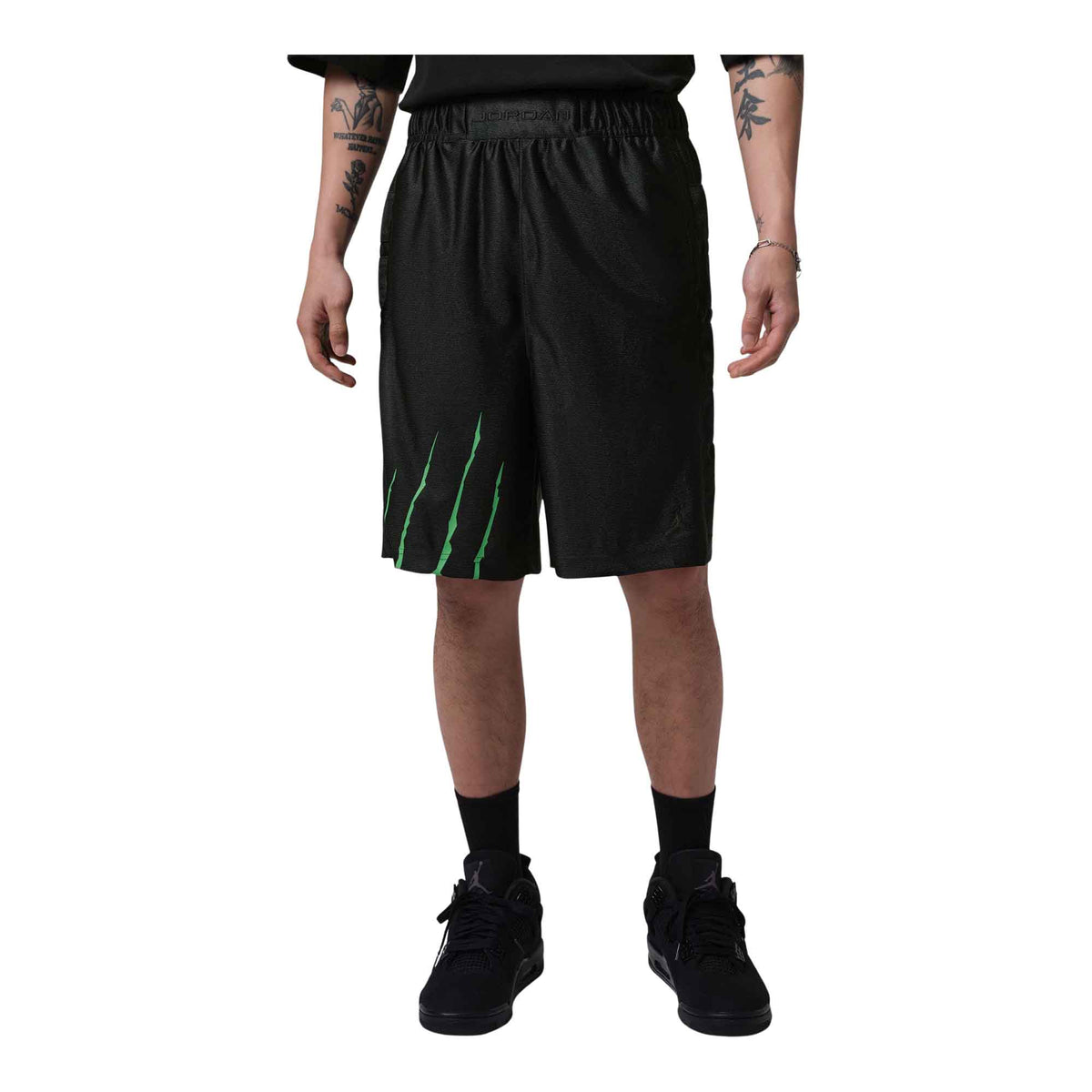 Jordan Brooklyn Cat Scratch Men's Black Cat Shorts - MENS SHORTS