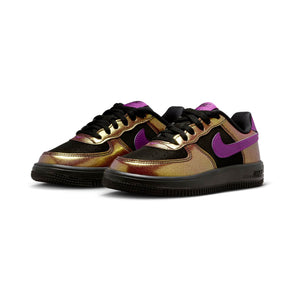 Nike Force 1 Low LV8 4 'Black Bold Berry' Little Kids' Shoes