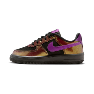 Nike Force 1 Low LV8 4 'Black Bold Berry' Little Kids' Shoes