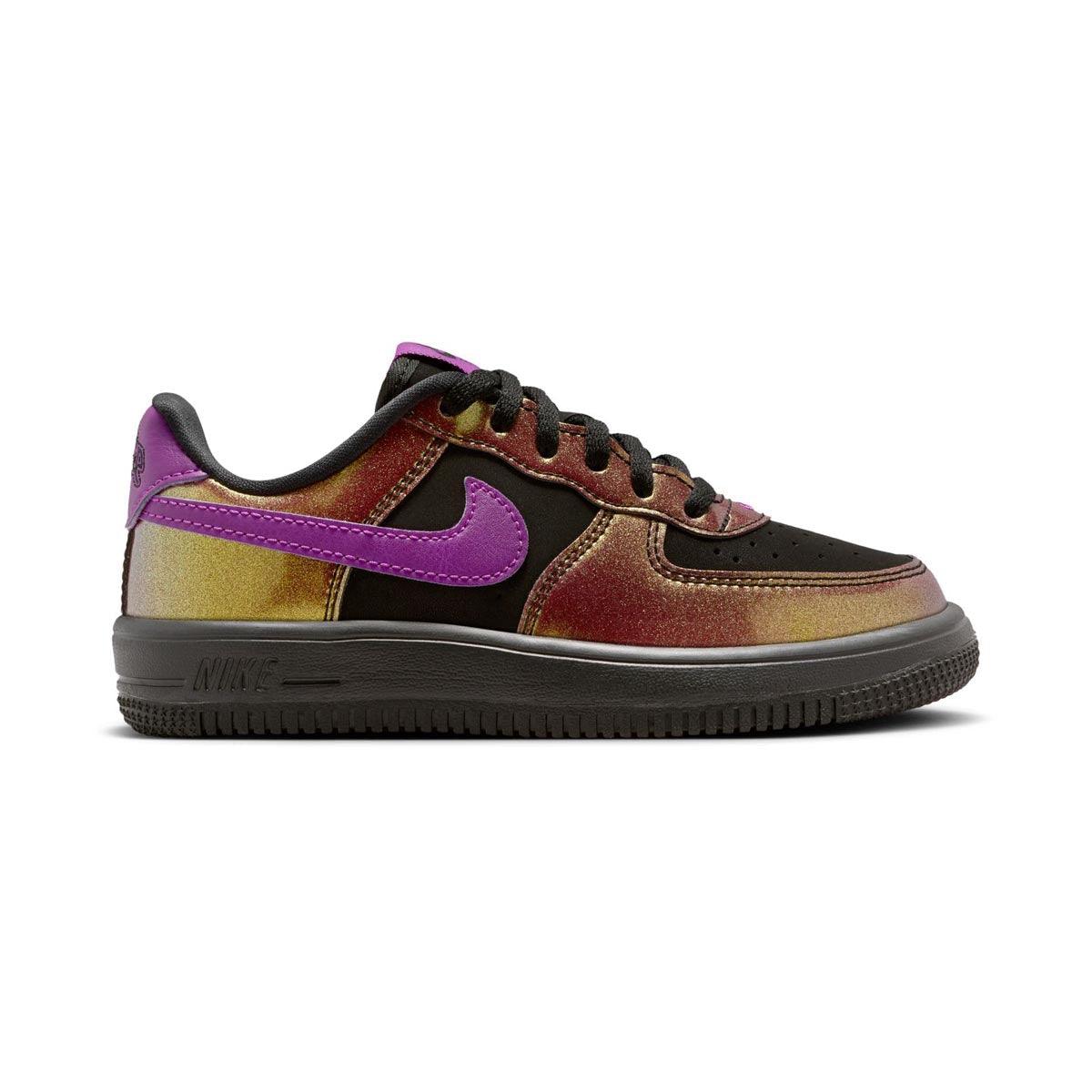 Nike Force 1 Low LV8 4 'Black Bold Berry' Little Kids' Shoes - Nike Air Force One Shoes