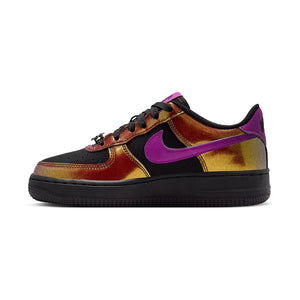 Nike Air Force 1 LV8 'Glam Rock Black Bold Berry' Big Kids' Shoes