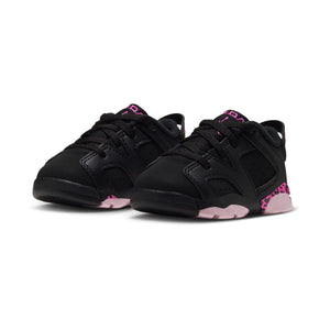 Jordan 6 Retro Low 'Black Fierce Pink ' Baby/Toddler Shoes