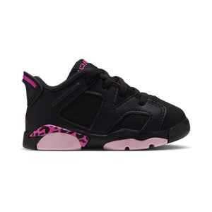 Jordan 6 Retro Low 'Black Fierce Pink ' Baby/Toddler Shoes