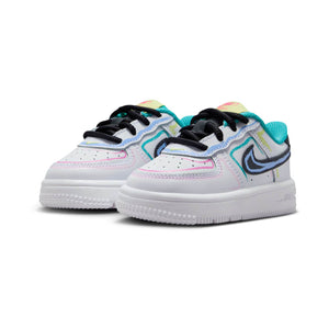 Nike Force 1 'White Hyper Pink Dusty Cactus' Baby/Toddler Shoes
