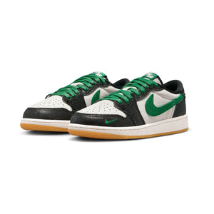 Air Jordan 1 Retro Low OG 'Phantom and Pine Green' Big Kids' Shoes