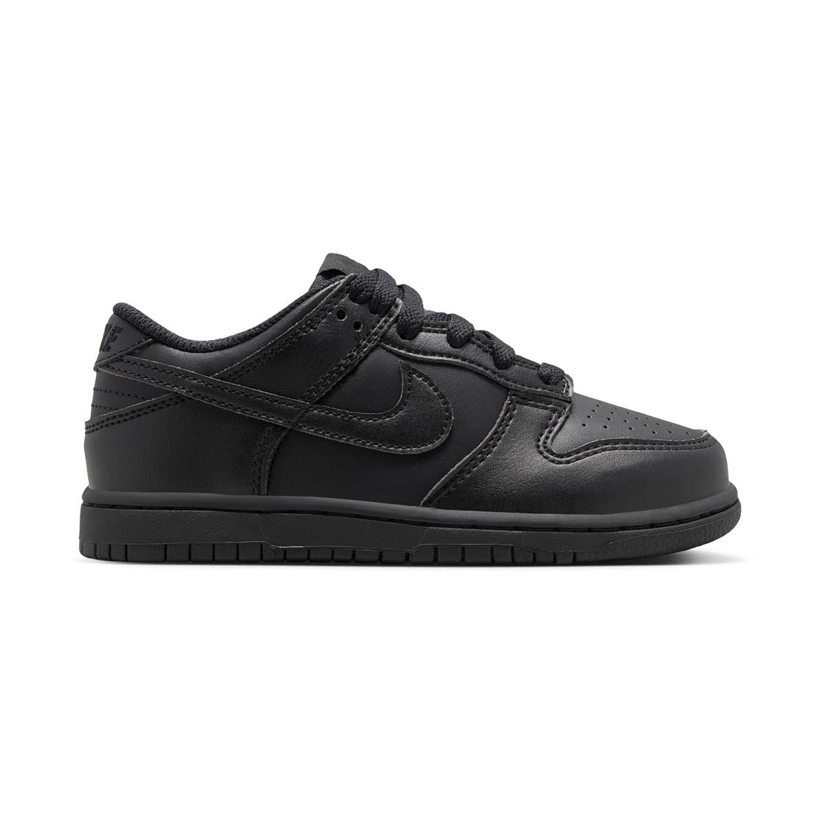 Nike Dunk Low 'Triple Black' Little Kids' Shoes -
