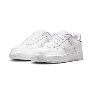 Nike Air Force 1 Low 'White Patent' Big Kids' Shoes