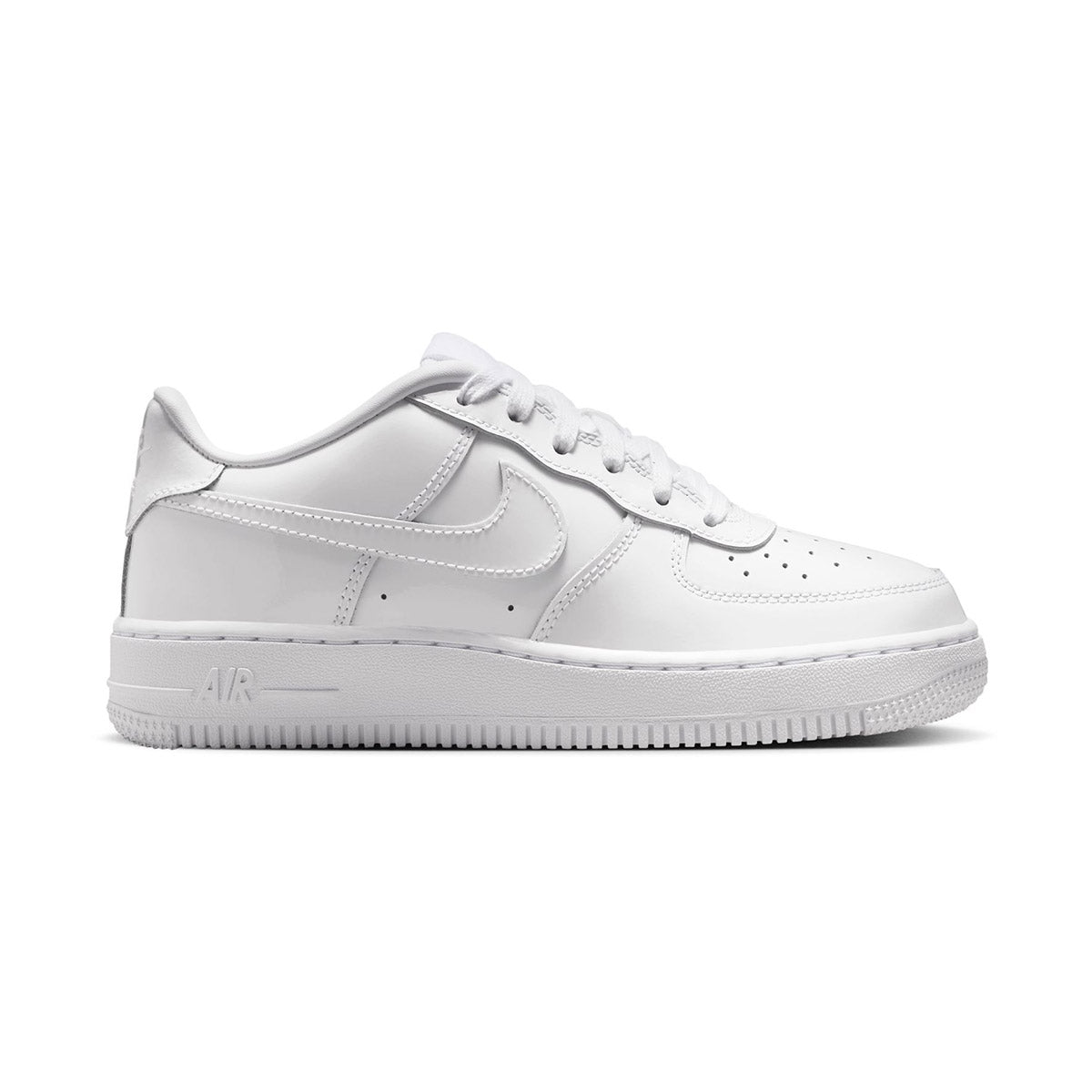Nike Air Force 1 Low 'White Patent' Big Kids' Shoes -