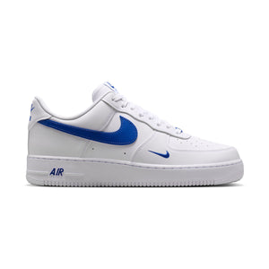 Nike Air Force 1 '07 'Carbon Fiber Swoosh White Game Royal' Men's Shoes