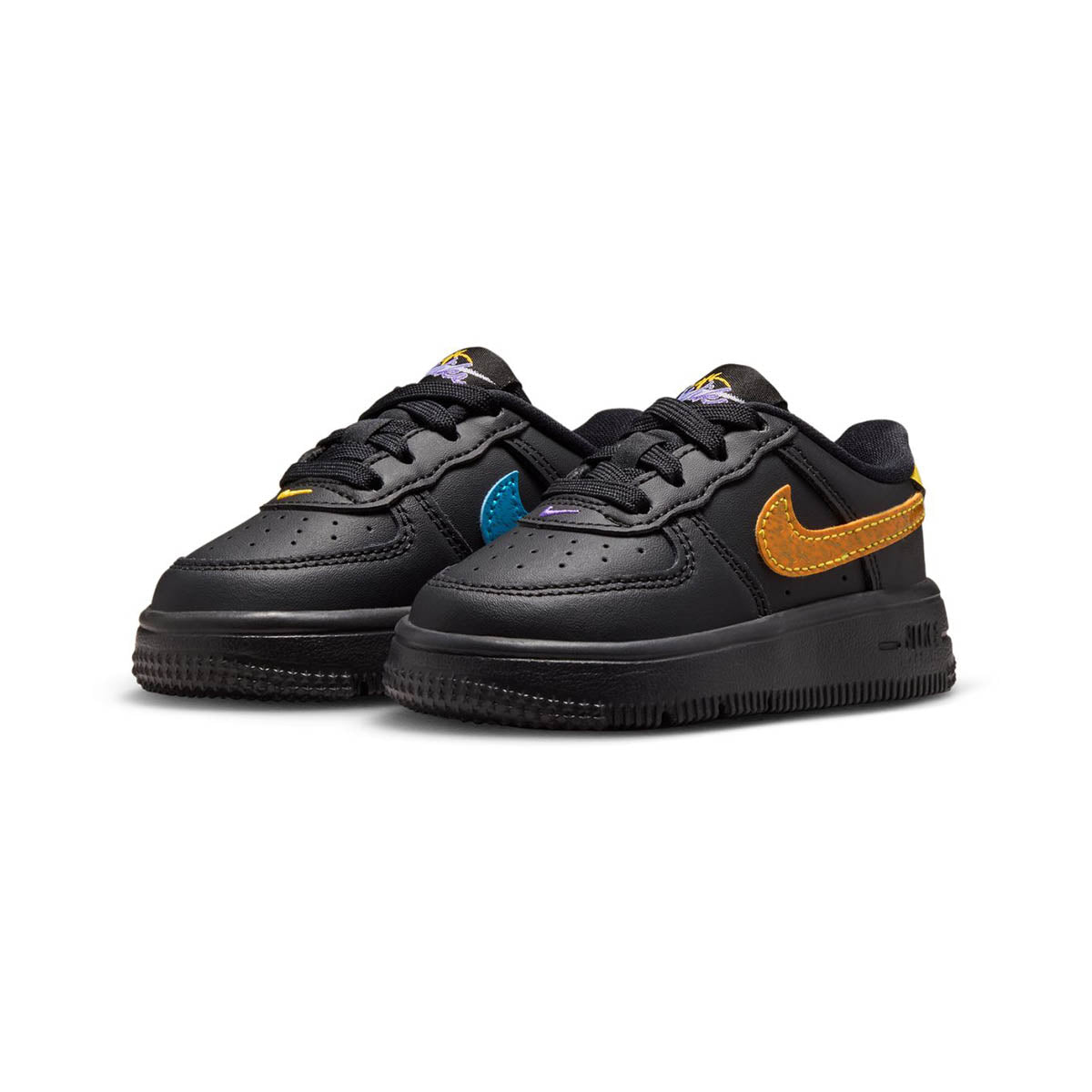 Nike Force 1 Low 'Black Multi-Color' Baby/Toddler Shoes -