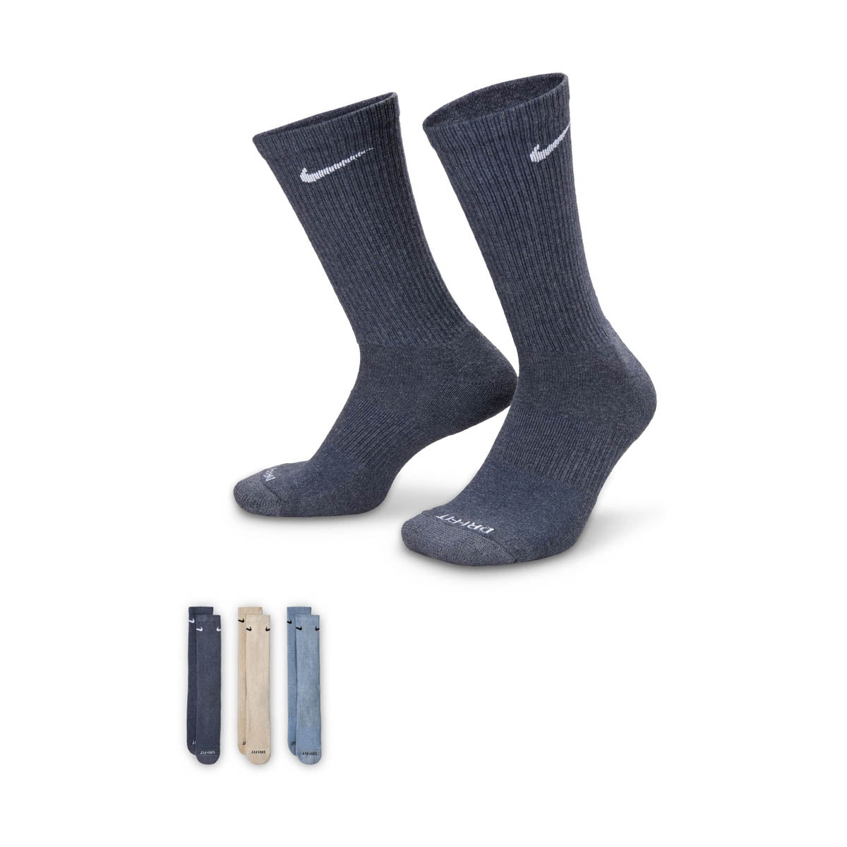 Nike Everyday Plus Cushioned Training Crew Socks (3 Pairs) - NEW FOR MEN
