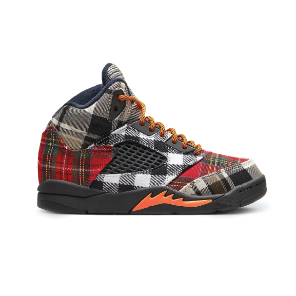 Jordan 5 Retro Plaid Little Kids' Shoes -