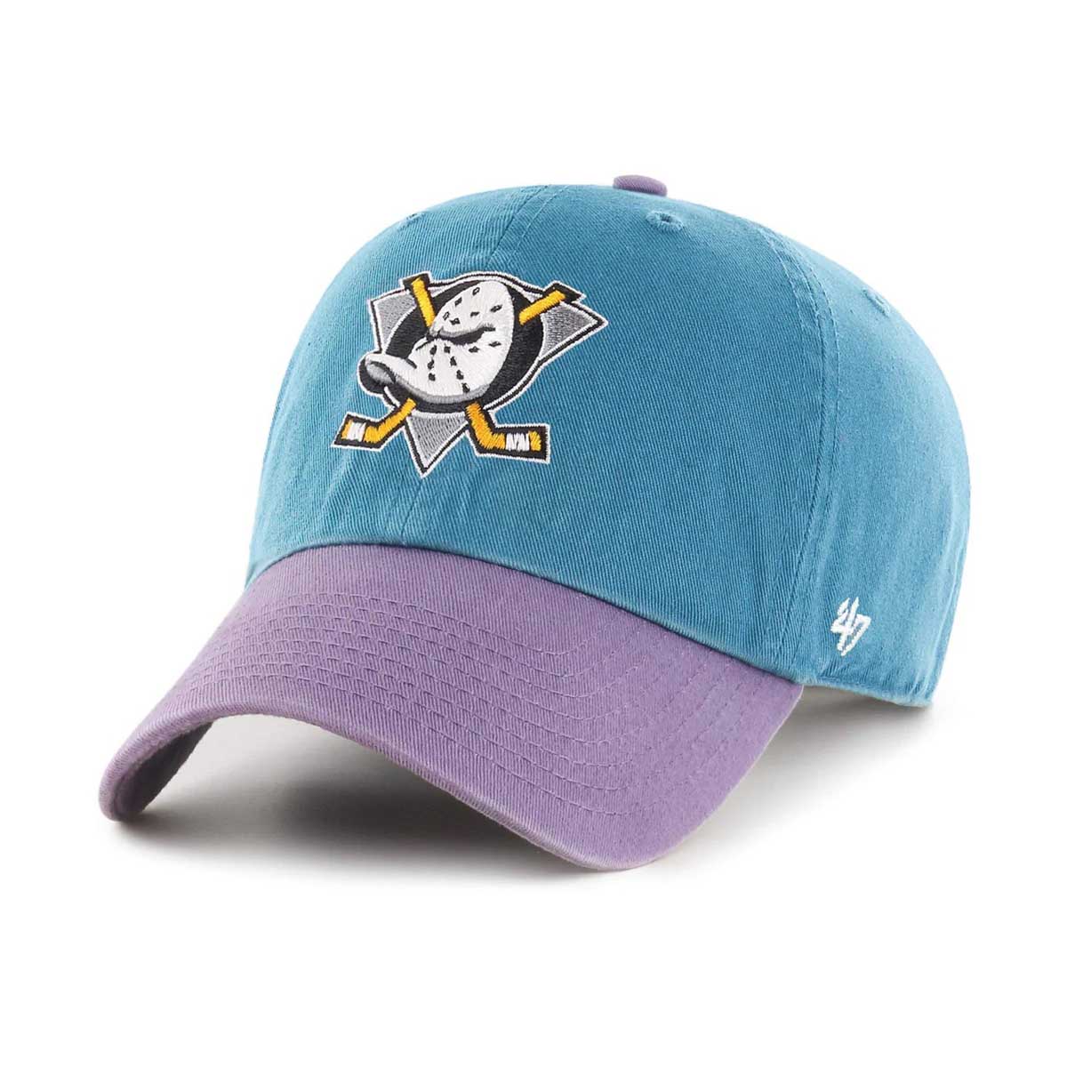 47 Brand Vintage Two Tone Clean Up 'Anaheim Ducks' Hat -