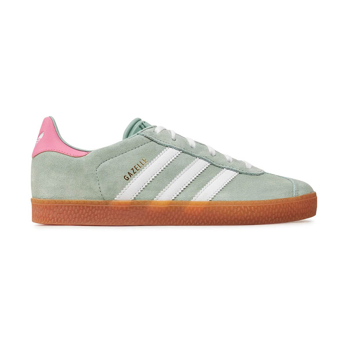 ADIDAS Gazelle 'Hazy Green Bliss Pink' Big Kids' Shoes -