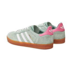 ADIDAS Gazelle 'Hazy Green Bliss Pink' Big Kids' Shoes