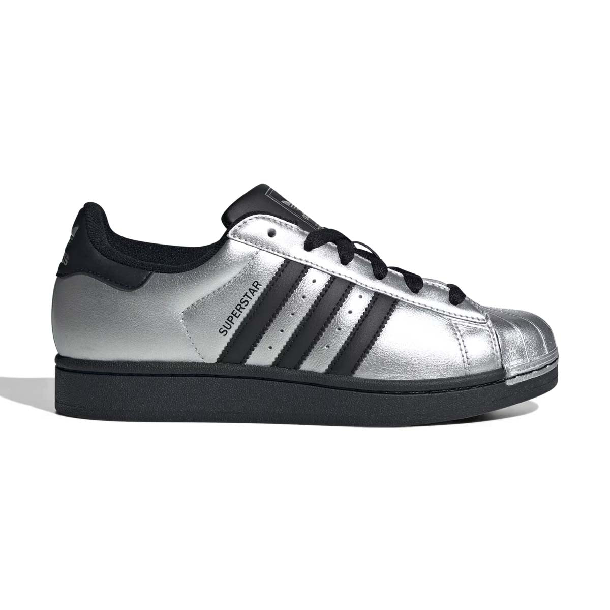 Adidas Superstar II 'Silver Metallic Black' Women's Shoes -