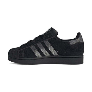 Adidas Superstar II 'Rhinestone Black Silver' Women's Shoes