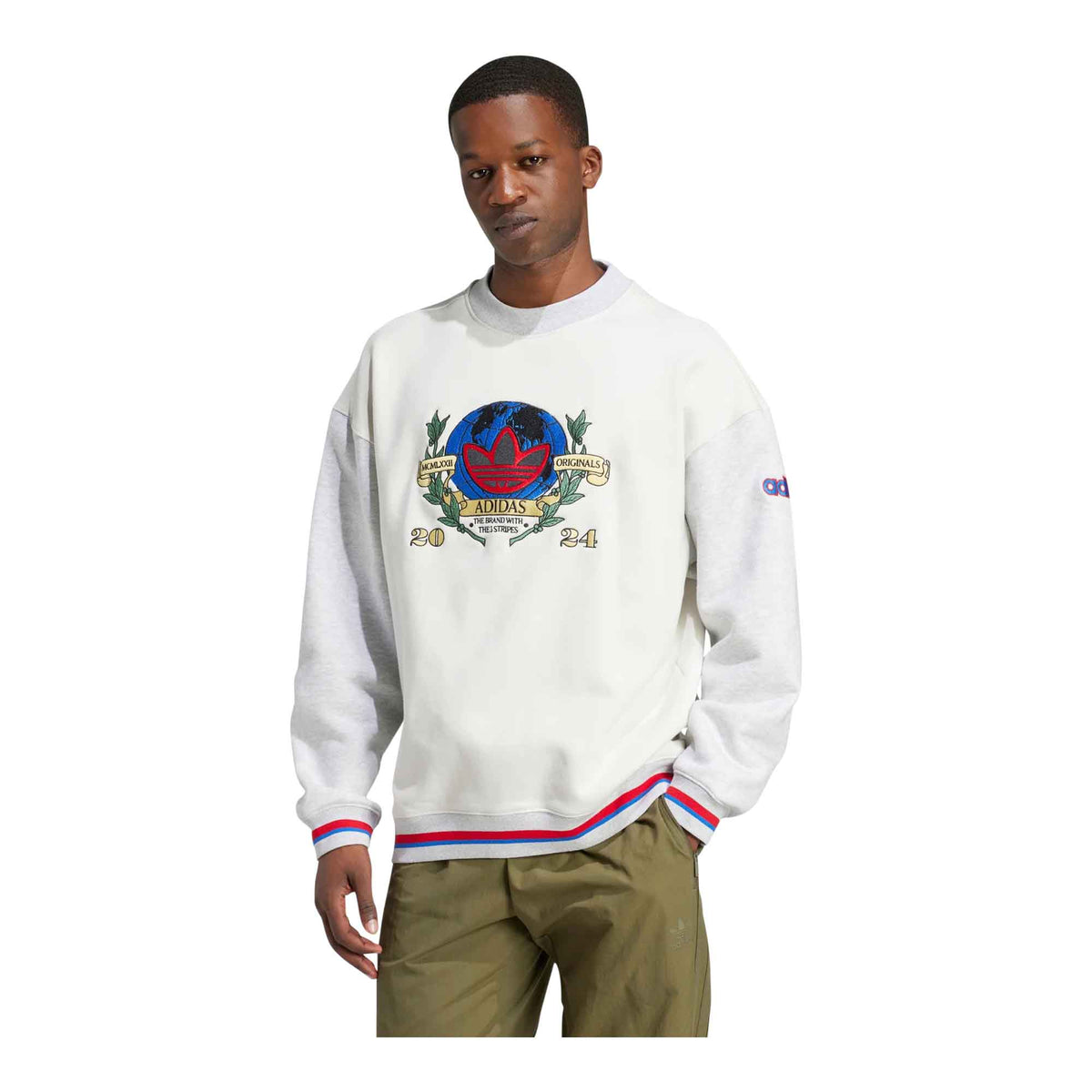 Adidas Originals Crew Men's Sweatshirt - Men's Streetwear Outfits and hoodies