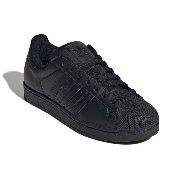 adidas Men's Superstar II Shoes, Size 7.5, Black/Black